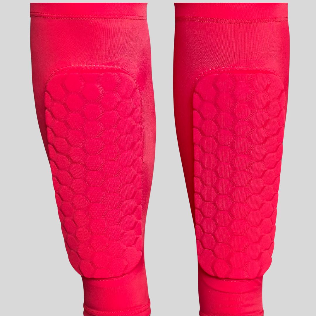 Red Alpha Skins Shin Guards