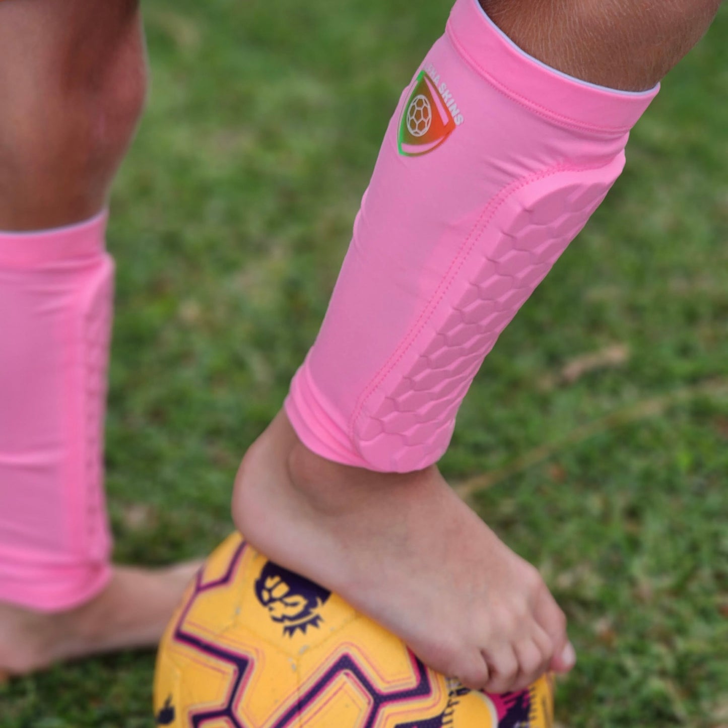 Pink Alpha Skins Shin Guards