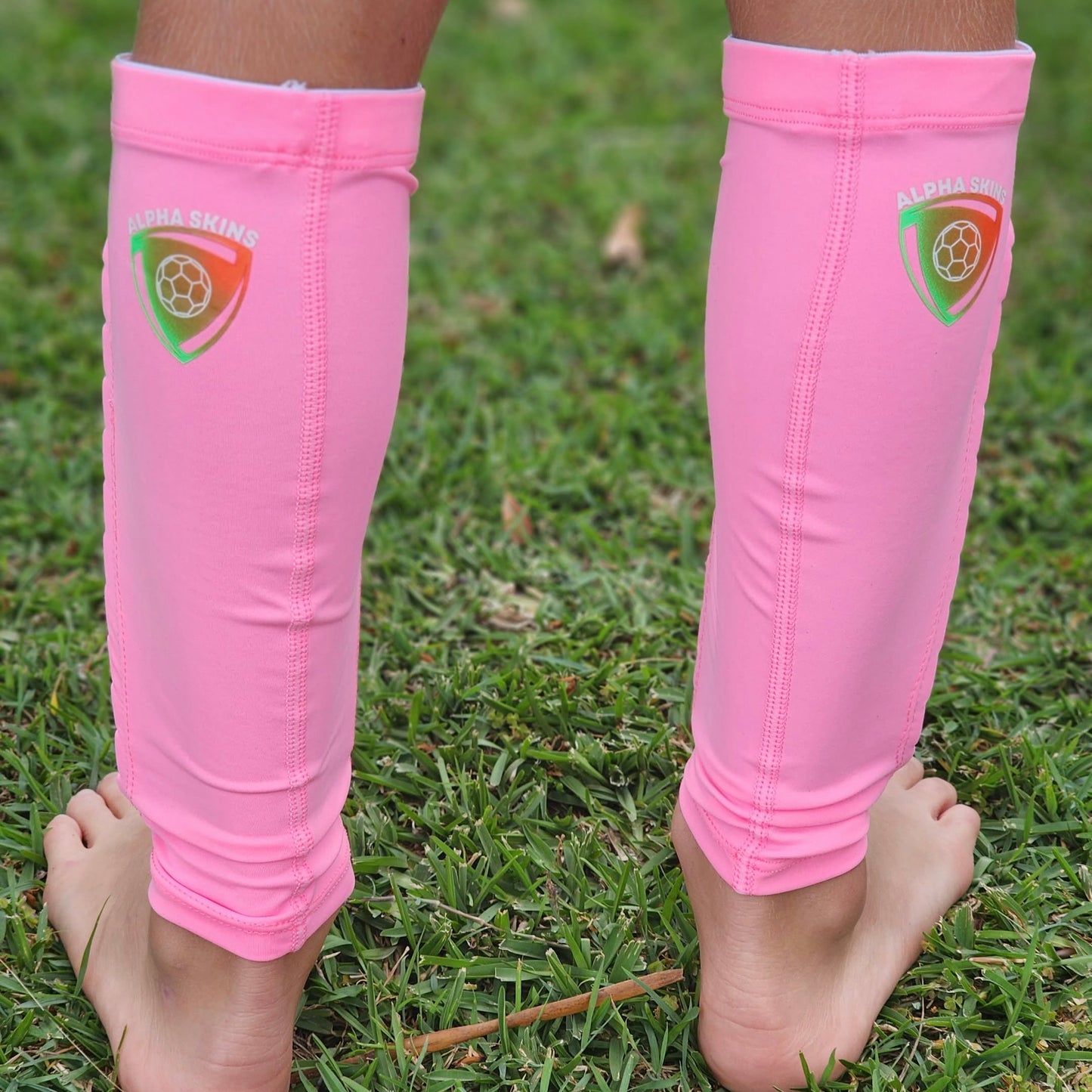 Pink Alpha Skins Shin Guards