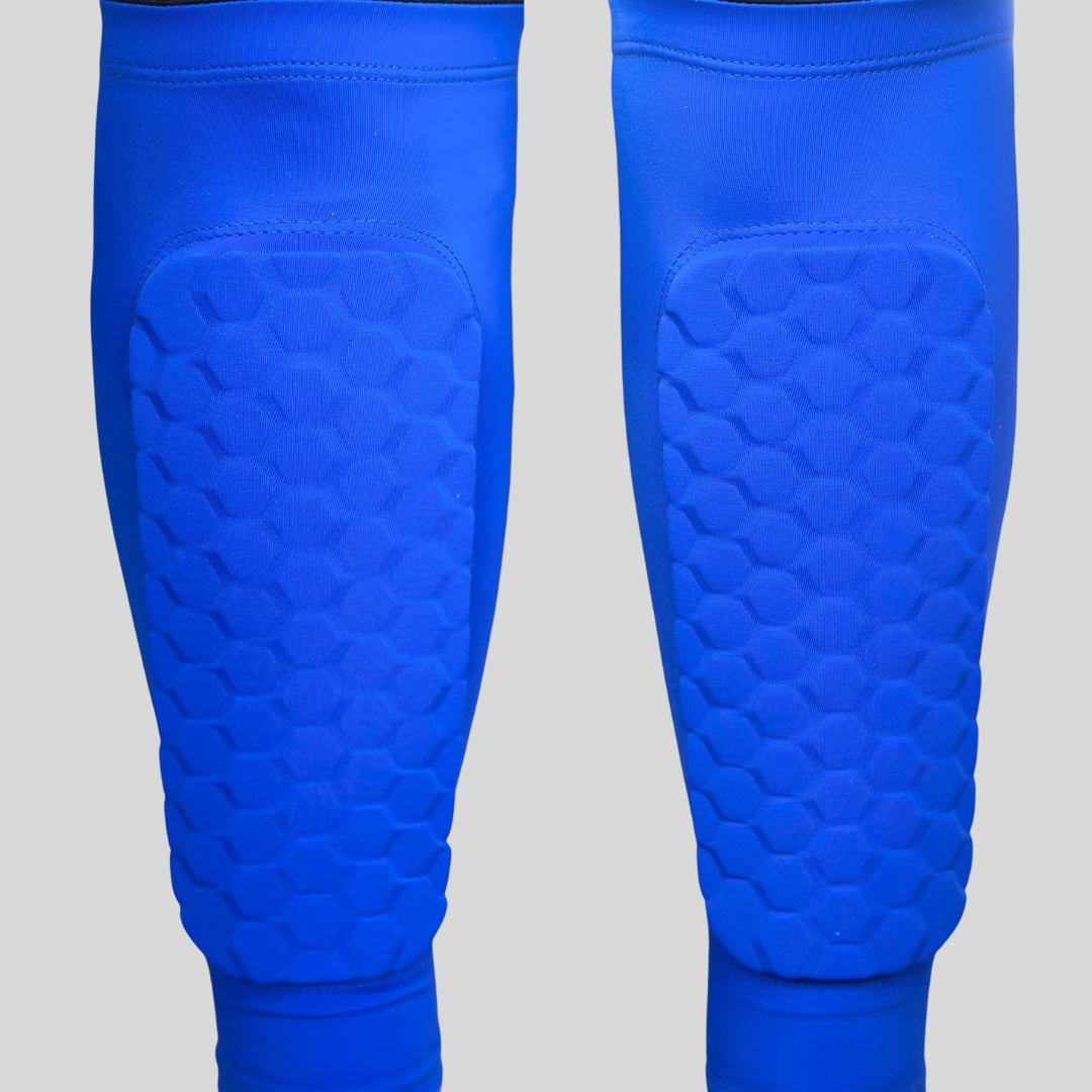 Blue Alpha Skins Shin Guards