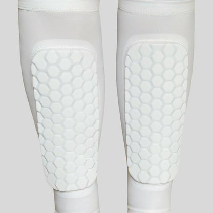 White Alpha Skins Shin Guards